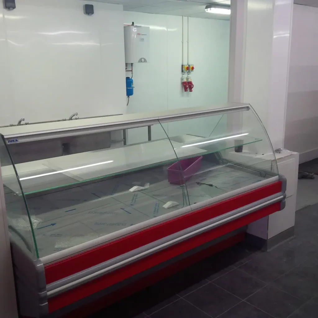 Empty Butchers Counter